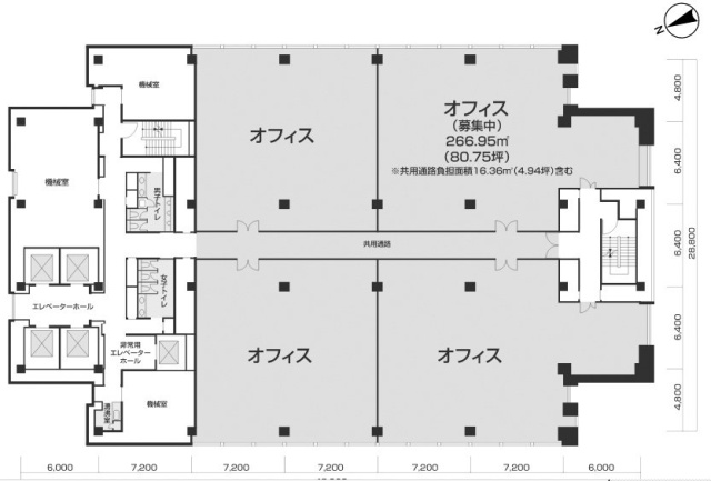 キャロットタワー18F 間取り図