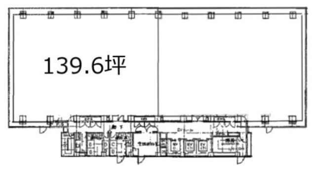 リバーサイド品川港南ビルA 間取り図