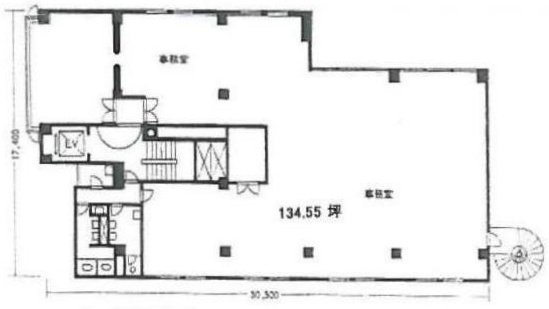 田中駒ビル5F 間取り図