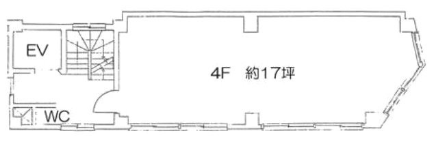 コンワセンタービル4F 間取り図