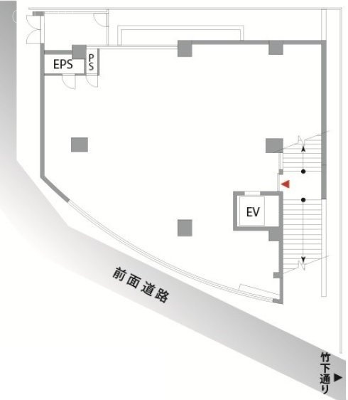 神宮前115ビル2F 間取り図
