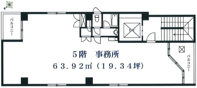 YS1ビル5F 間取り図
