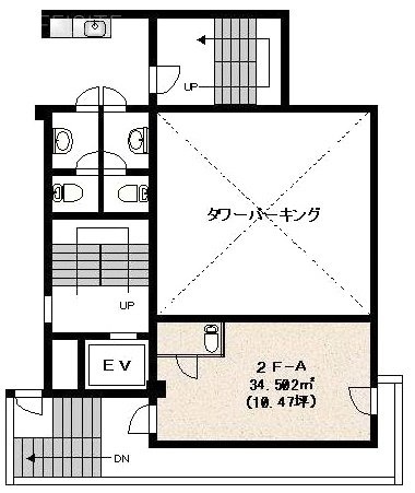 アライアンス関内ビルA 間取り図