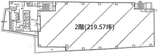 JRE東五反田一丁目ビル2F 間取り図