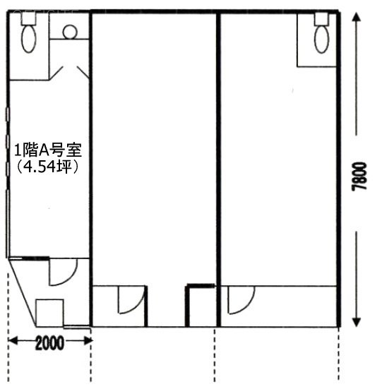 レインフォレストビルA 間取り図