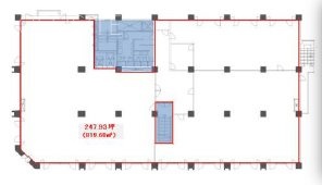 グランドパレス田町ビル2F 間取り図