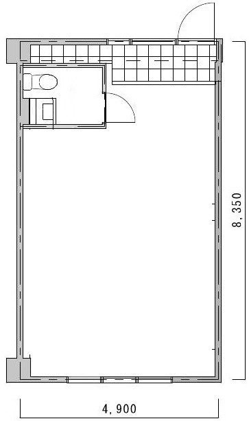 マドレーヌ武蔵野ビル101 間取り図