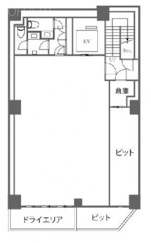 WAVE道玄坂ビルB1F 間取り図