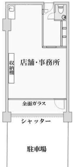 シャトレ市ヶ谷105 間取り図