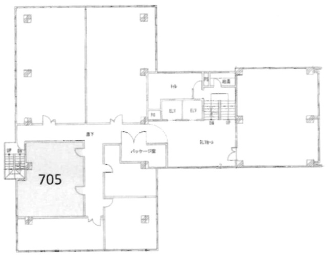 第3東ビル705 間取り図
