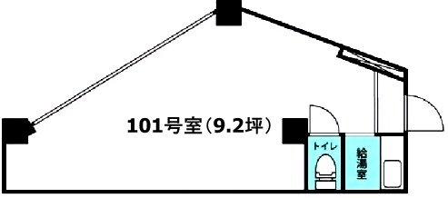嘉(よし)ビル101 間取り図