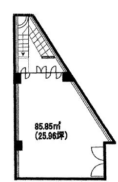 パークビュー西麻布B1F 間取り図