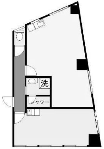 第1サンワビル2F 間取り図