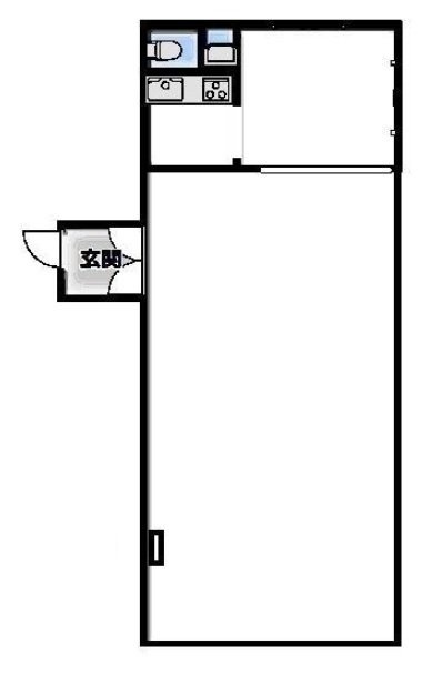 ラポール南青山543F 間取り図