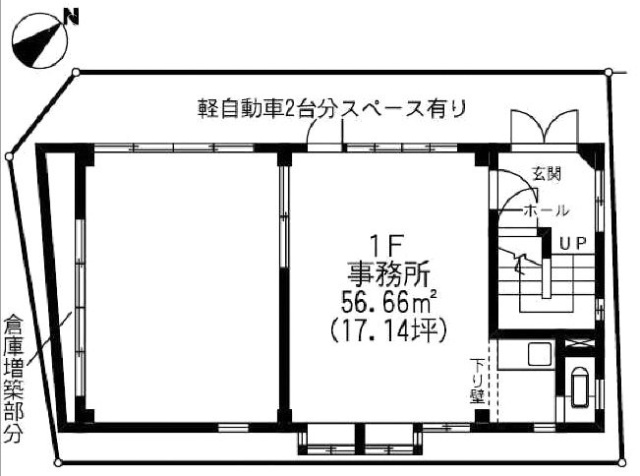 ポンドビル1F 間取り図