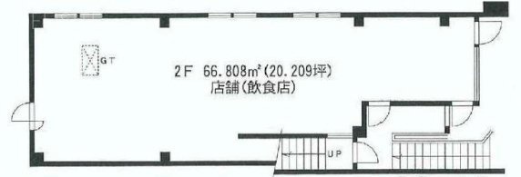 イイダアネックス6ビル2F 間取り図