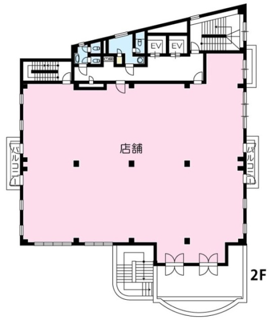 千秋ビル2F 間取り図