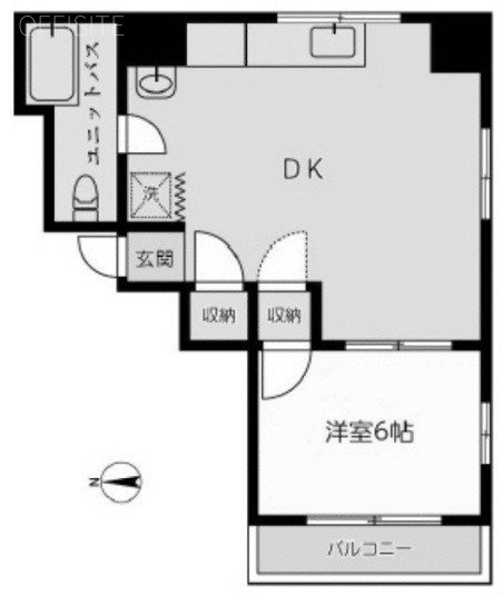シー・エス大井ビル6F 間取り図