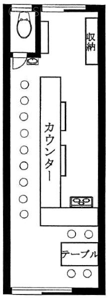 村本ハイツビル105 間取り図