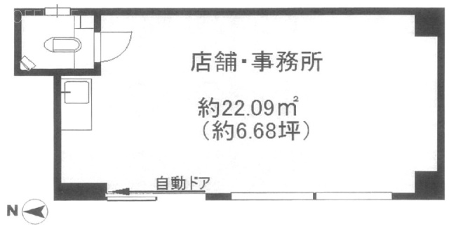 宮崎ビル1F 間取り図