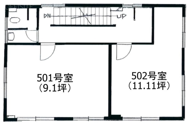 神田西口ビル502 間取り図