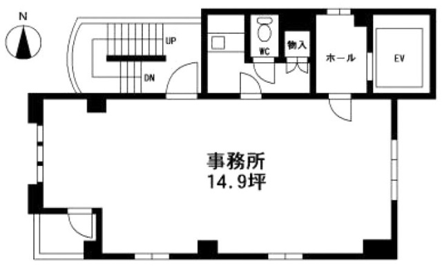杉野ビル5F 間取り図