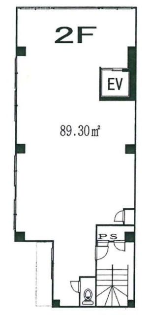 市川セレストビル2F 間取り図