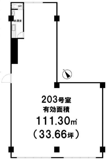 エザンス高井戸ビル203 間取り図