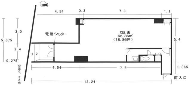 キクセイレジデンスビルC 間取り図