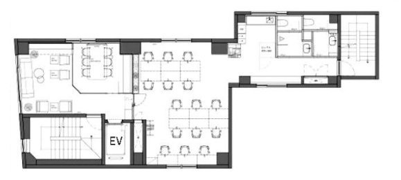 NOVEL WORK Iwamotocho8F 間取り図