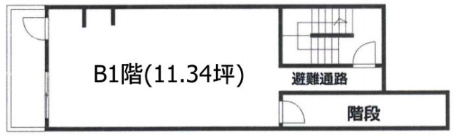 フォレストヒル南青山ビルB1F 間取り図