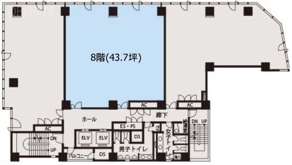 日本橋ファーストビル8F 間取り図
