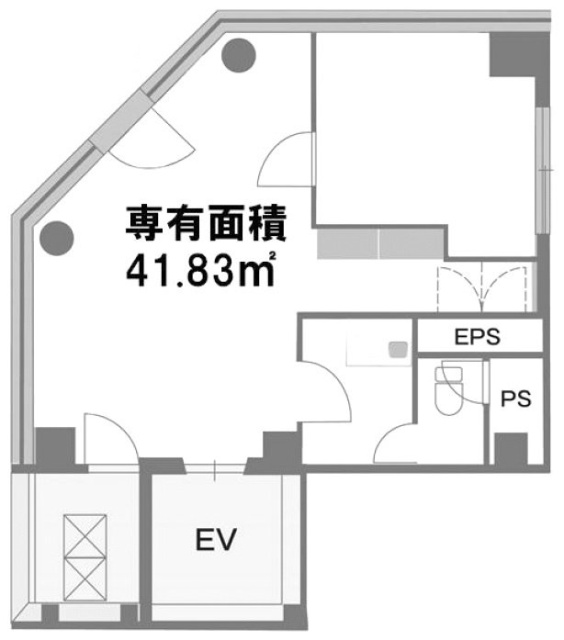 銀座永谷ビル2F 間取り図