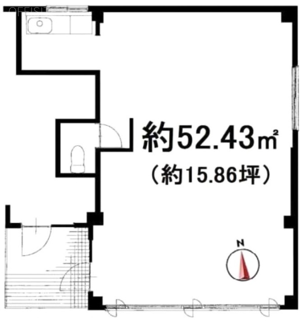 花川ビル1F 間取り図