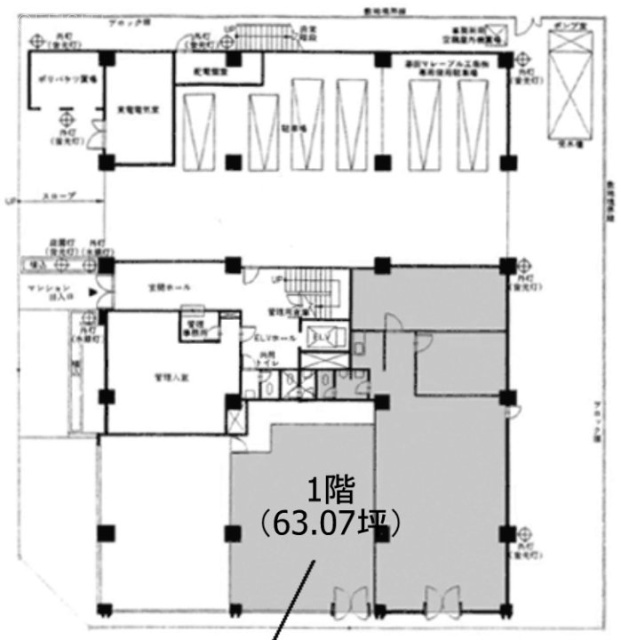 亀戸クリーンハイツ1F 間取り図