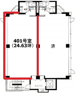 倉島渋谷ビル401 間取り図