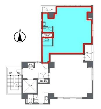 TWG神楽坂501 間取り図