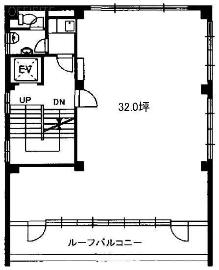 奨学会館別館ビル5F 間取り図