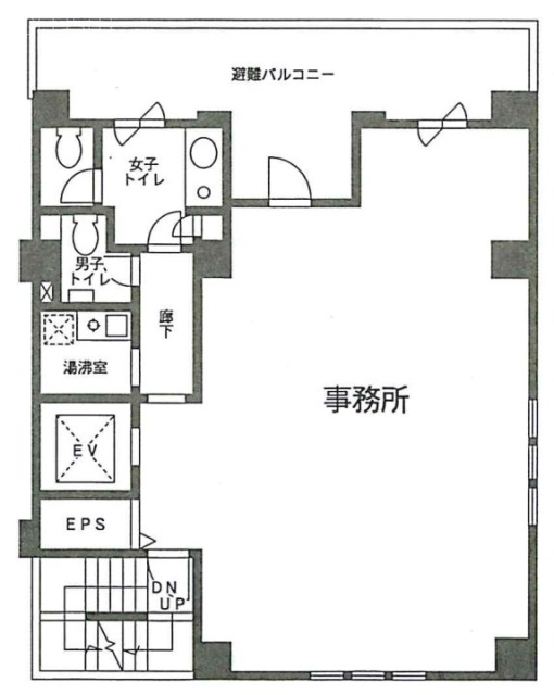 近代ビル7F 間取り図