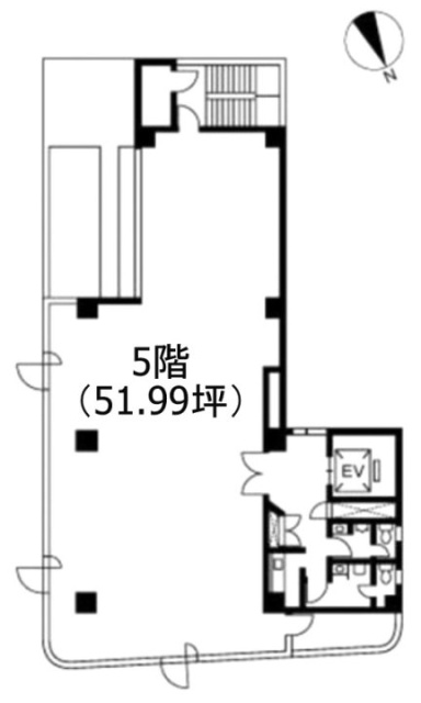 CAMEL TSUKIJIⅡ5F 間取り図