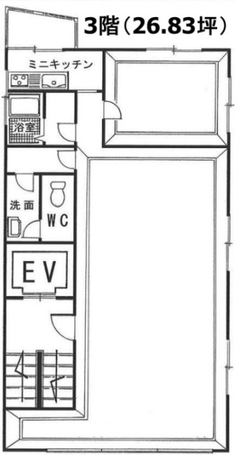 朝日ビル小岩3F 間取り図