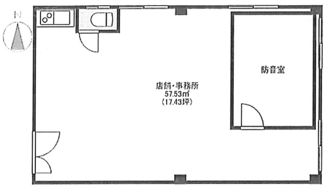 小倉第1ビル3F 間取り図