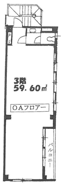 ステップ青山3F 間取り図
