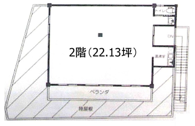 東町5丁目店舗2F 間取り図