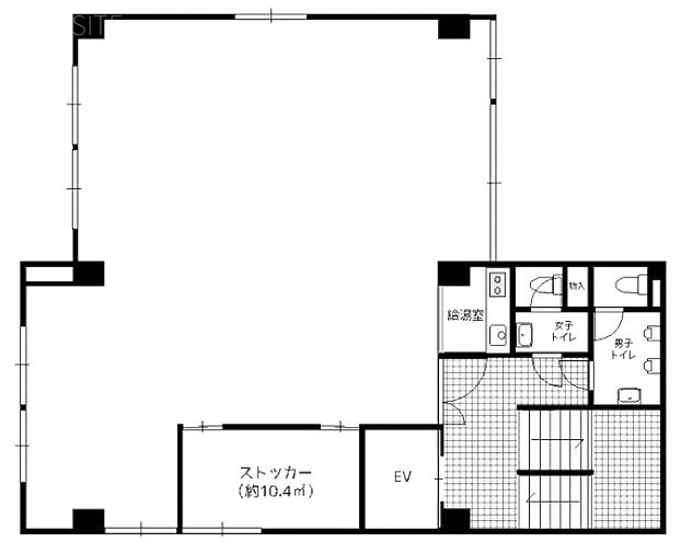 金子ビル2F 間取り図