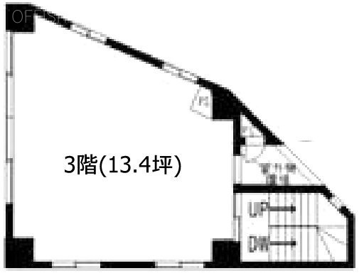 エスペランサ三軒茶屋3F 間取り図