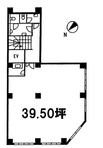 深山ビル2F 間取り図