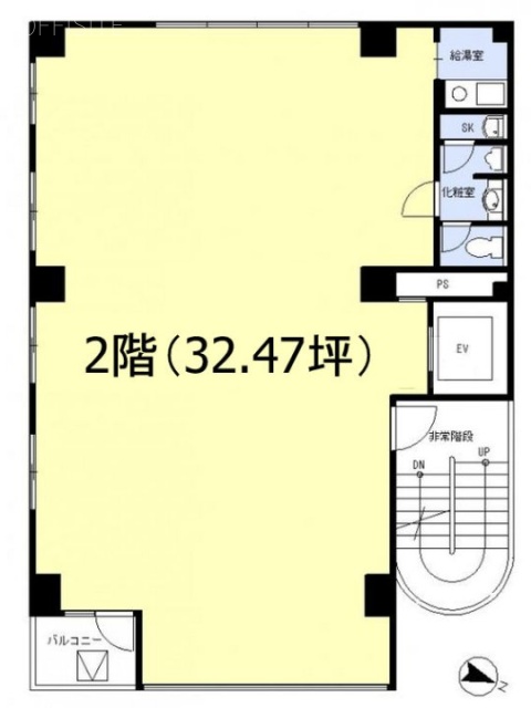 尾崎ビル2F 間取り図