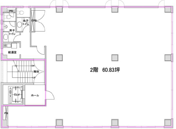 第13東菱ビル2F 間取り図