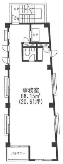 レイ上原ビル4F 間取り図